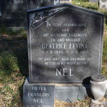 NEL Pieter Francois 1940- &amp; Beatrice Levina 1945-1977