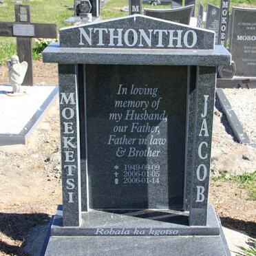 NTHONTHO Moeketsi Jacob 1949-2006