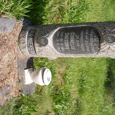 NIEKERK Cornelis Gregoris, van 1915-1965