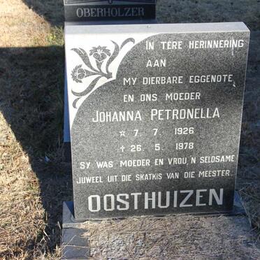 OOSTHUIZEN Johanna Petronella 1926-1978
