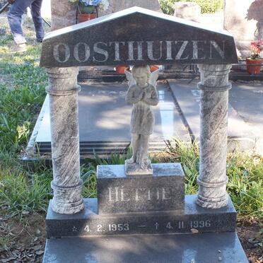 OOSTHUIZEN Hettie 1953-1996