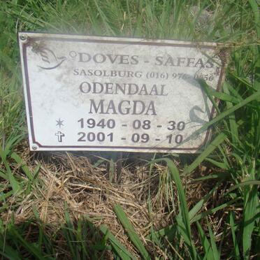 ODENDAAL Magda 1940-2001
