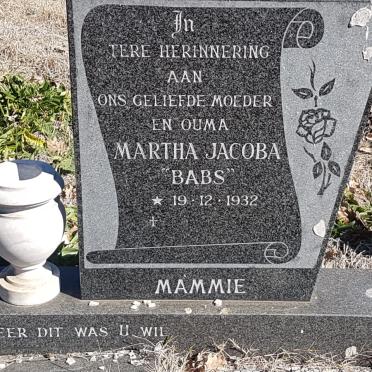 OBERHOLZER Jacob Johannes 1930-1986 &amp; Martha Jacoba 1932-