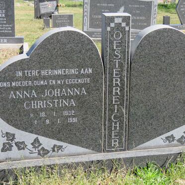 OESTERREICHER Anna Johanna Christina 1932-1991