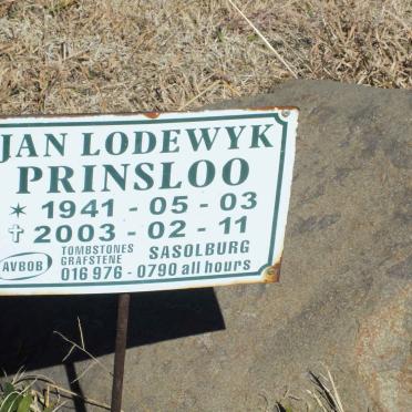 PRINSLOO Jan Lodewyk 1941-2003
