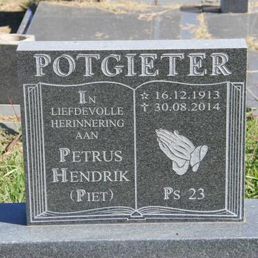POTGIETER Petrus Hendrik 1913-2014