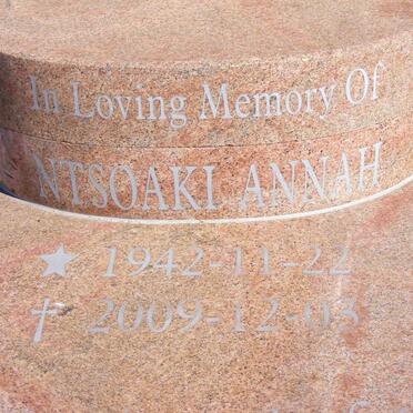 PHALATSI Ntsoaki Annah 1942-2009