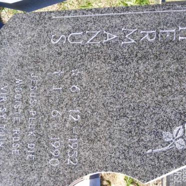 PIETERSE Hermanus 1952-1990 :: PIETERSE Chantel 1985-1990