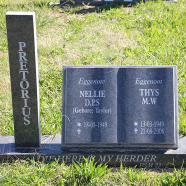 PRETORIUS M.W. 1949-2006 &amp; D.P.S. TAYLOR 1949-