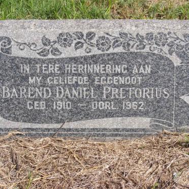 PRETORIUS Barend Daniel 1910-1962