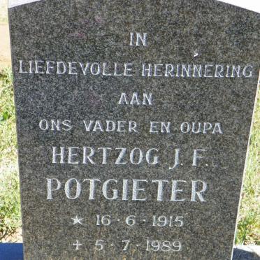 POTGIETER Hertzog J.F. 1915-1989