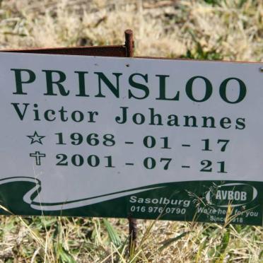 PRINSLOO Victor Johannes 1968-2001