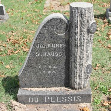 PLESSIS Johannes Strauss, du 1932-1972