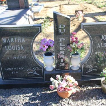 PLESSIS Joseph Albertus, du 1919-2009 &amp; Martha Louisa 1929-