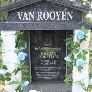 ROOYEN Nathan Christiaan, van 2016-2017