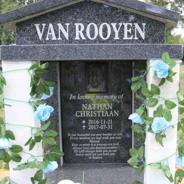 ROOYEN Nathan Christiaan, van 2016-2017