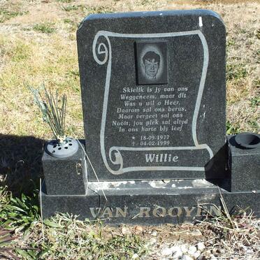ROOYEN Willie, van 1977-1999