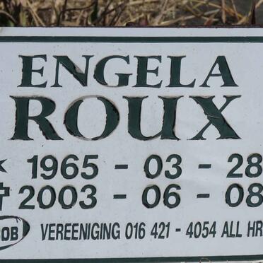 ROUX Engela 1965-2003