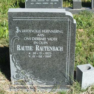 RAUTENBACH Rautie 1923-1997