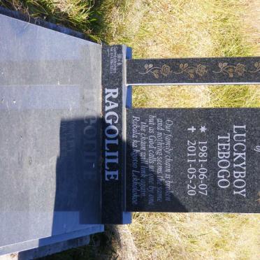 RAGOLILE Luckyboy Tebogo 1981-2011