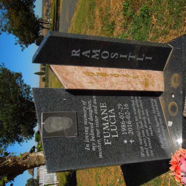 RAMOSITLI Fumane Lucia 1986-2016