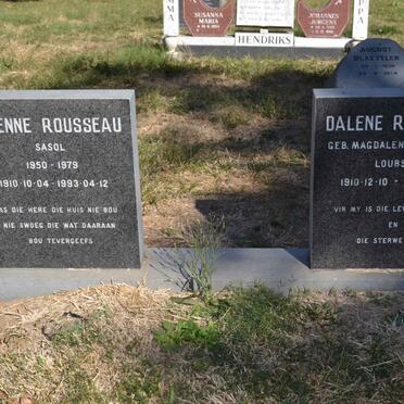 ROUSSEAU Etienne 1910-1993 &amp; Magdalena Elizabeth LOUBSER 1910-1981