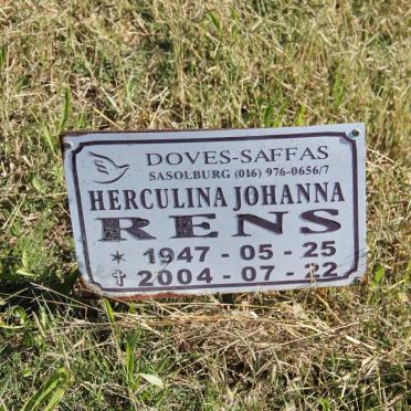 RENS Herculina Johanna 1947-2004