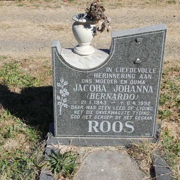 ROOS Jacoba Johanna nee BERNARDO 1943-1992
