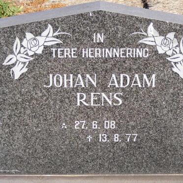 RENS Johan Adam 1908-1977
