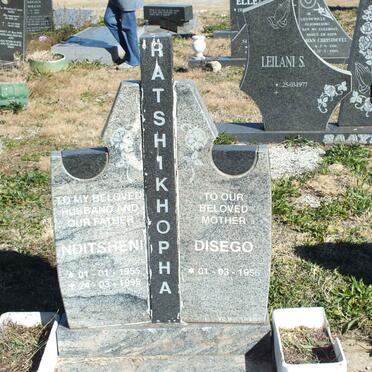 RATSHIKHOPHA Nditsheni 1955-1999 &amp; Disego 1956-