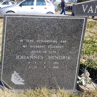 REENEN Johannes Hendrik, van 1901-1990 &amp; Naomi 1909-1995