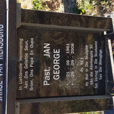 RENSBURG Jan George, Janse van 1961-2008