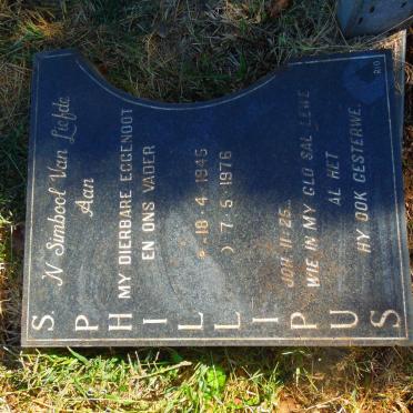 RENSBURG S. Phillipus, Janse van 1945-1976