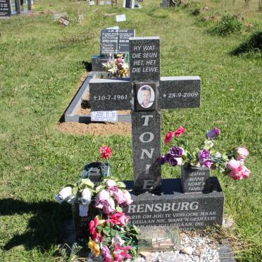 RENSBURG Tonie, van 1961-2009
