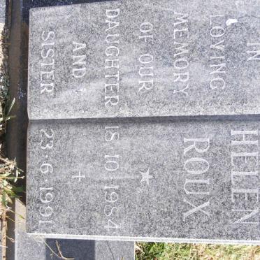 ROUX Helen 1984-1991