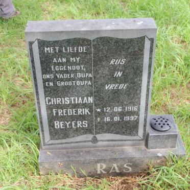 RAS Christiaan Frederik Beyers 1916-1997