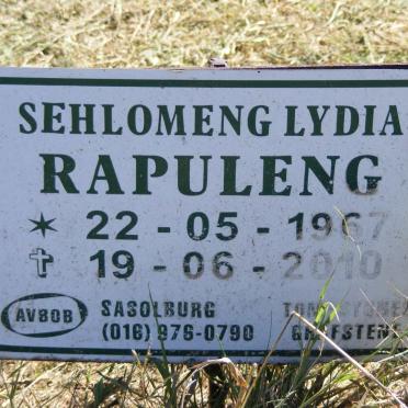 RAPULENG Sehlomeng Lydia 1967-2010