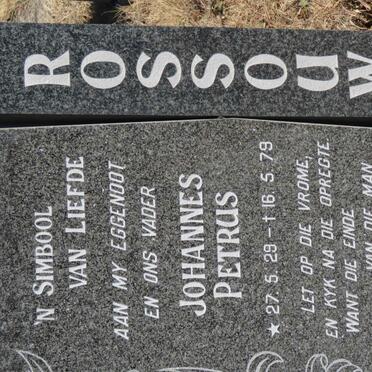 ROSSOUW Johannes Petrus 1929-1979