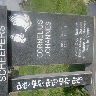 SCHEEPERS Cornelius Johannes 1955-2014