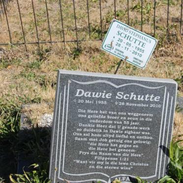 SCHUTTE David Stephanus 1955-2010