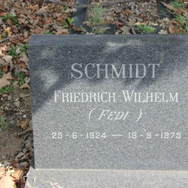 SCHMIDT Friedrich Wilhelm 1924-1975