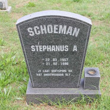 SCHOEMAN Stephanus A. 1957-1996