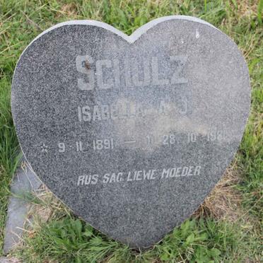 SCHULZ Isabella A.J. 1891-1981