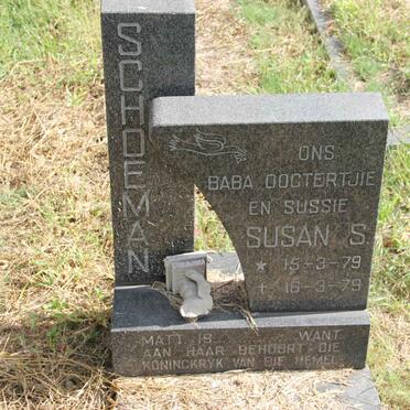 SCHOEMAN Susan S. 1979-1979