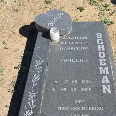 SCHOEMAN Willem Johannes Rossouw 1920-2000
