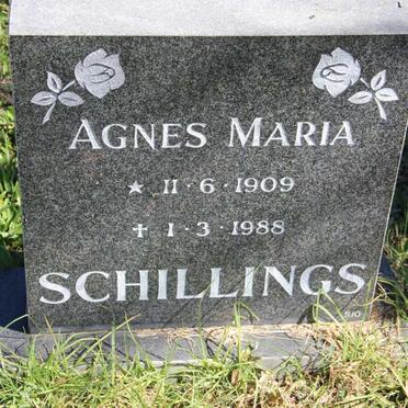 SCHILLINGS Agnes Maria 1909-1988