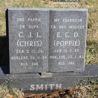 SMITH C.J.L. 1920-1998 &amp; E.C.D. 1922-1983