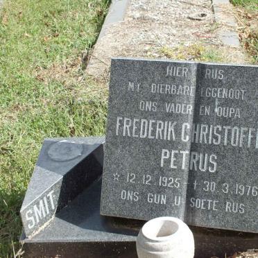 SMIT Frederik Christoffel Petrus 1925-1976