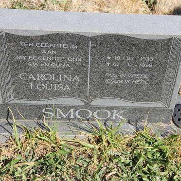 SMOOK Carolina Louisa 1933-1999