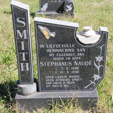 SMITH Stephanus Naudé 1926-1992